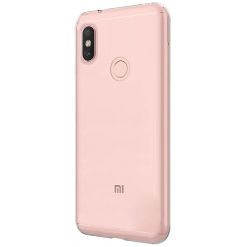 Xiaomi Redmi Note 6 Pro Kılıf Kamera Korumalı Esnek Silikon Kapak - Şeffaf