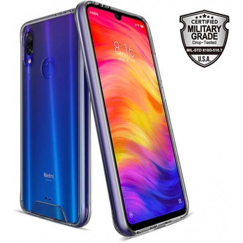 Xiaomi Redmi Note 7 Kılıf Clear Guard Serisi Gard Kapak - Şeffaf