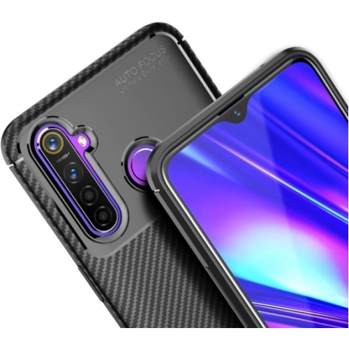 Xiaomi Redmi Note 8 Kılıf Silikon Parmak İzi Bırakmayan Karbon Soft Negro Kapak - Lacivert