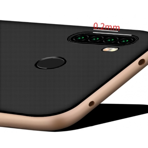 Xiaomi Redmi Note 8 Kılıf Tam Koruma İnce Standlı Esnek Verüs Silikon - Kırmızı