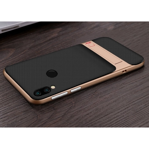 Xiaomi Redmi Note 8 Kılıf Tam Koruma İnce Standlı Esnek Verüs Silikon - Kırmızı