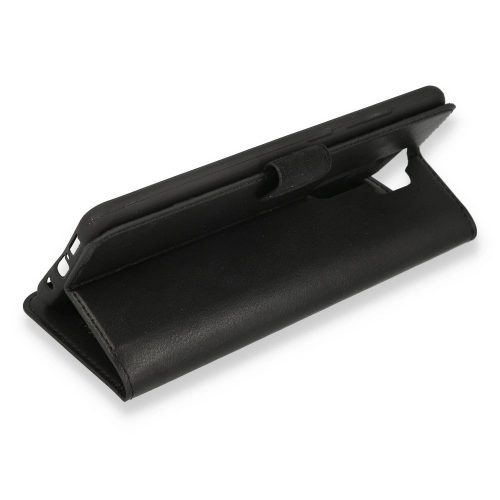 Xiaomi Redmi Note 8 Pro Kapaklı Kılıf Trend S Cüzdanlı Kartlıklı Kapak - Siyah