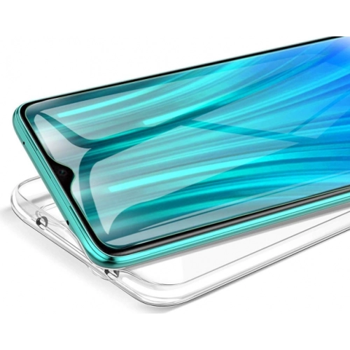 Xiaomi Redmi Note 8 Pro Kılıf Kamera Korumalı Esnek Silikon Kapak - Şeffaf