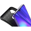 Xiaomi Redmi Note 8T Kılıf Silikon Parmak İzi Bırakmayan Karbon Soft Negro Kapak - Siyah