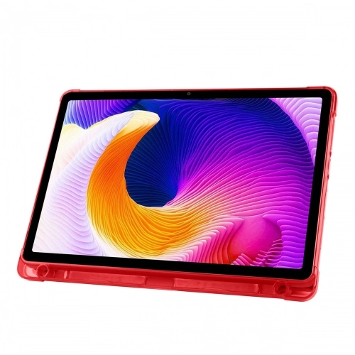 Xiaomi Redmi Pad SE Kılıf Standlı Tri Folding Kalemlikli Silikon Smart Cover - Mavi