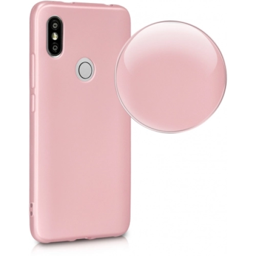 Xiaomi Redmi S2 Kılıf İnce Soft Mat Renkli Esnek Silikon Kapak - Rose Gold