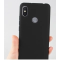 Xiaomi Redmi S2 Kılıf İnce Soft Mat Renkli Esnek Silikon Kapak - Siyah
