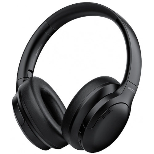 ANC Özellikli Kulak Üstü Bluetooth Kulaklık Recci REP-W59 Baron Serisi FM Destekli Ayarlanabilir - Siyah