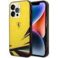 Apple iPhone 14 Pro (6.1) Uyumlu Kılıf Ferrari Sarı İtalyan Bayrak Baskılı Dizayn Kapak - Sarı