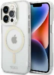 Apple iPhone 14 Pro Max (6.7) Uyumlu Kılıf TUMI Magsafe Şarj Özellikli Airbag Tasarımlı Kapak - Şeffaf
