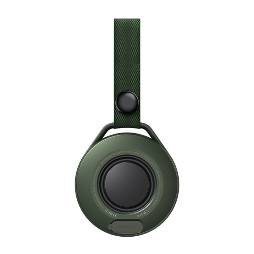 Recci RSK-W26 Battle Serisi Hi-Fi Askılı Wireless Bluetooth 5.3 Speaker Hoparlör 600mAh - Koyu Yeşil