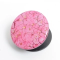 Pop Socket Telefon Tutucu Granit Desenli - Pembe