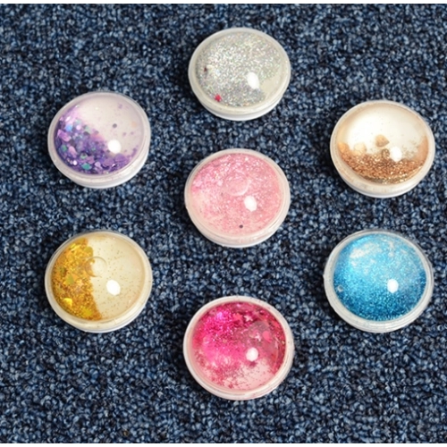 Pop Socket Telefon Tutucu Simli Sıvılı - Pembe