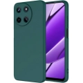 Realme 11 4G Kılıf İçi Kadife Mat Mara Lansman Silikon Kapak  - Koyu Yeşil