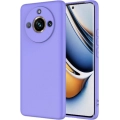 Realme 11 Pro Plus (+) Kılıf İçi Kadife Mat Mara Lansman Silikon Kapak  - Siyah