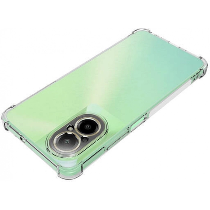 Realme 12 Lite Kılıf Silikon Köşe Korumalı Airbag Darbe Emici Kapak - Şeffaf