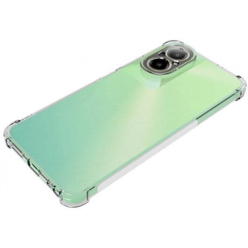 Realme 12 Lite Kılıf Silikon Köşe Korumalı Airbag Darbe Emici Kapak - Şeffaf