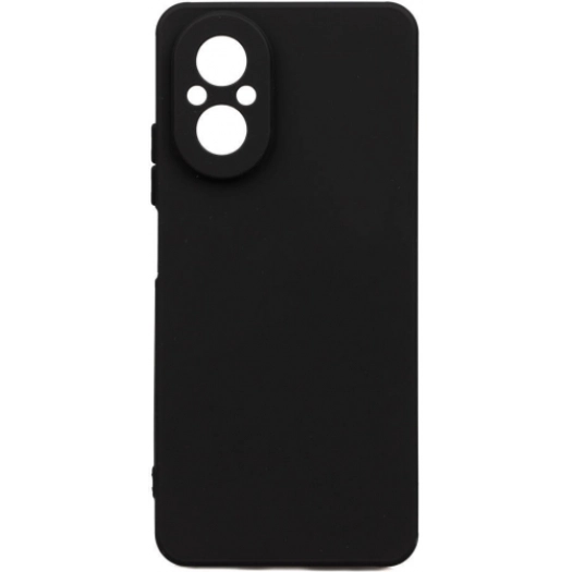 Realme 12 Lite Kılıf Silikon Mat Esnek Kamera Korumalı Biye Kapak - Siyah