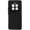 Realme 12 Pro Kılıf Silikon Mat Esnek Kamera Korumalı Biye Kapak - Siyah
