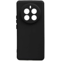 Realme 12 Pro Kılıf Silikon Mat Esnek Kamera Korumalı Biye Kapak - Siyah