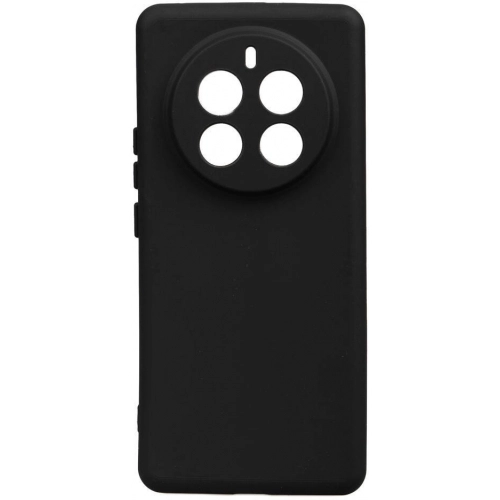 Realme 12 Pro Kılıf Silikon Mat Esnek Kamera Korumalı Biye Kapak - Siyah