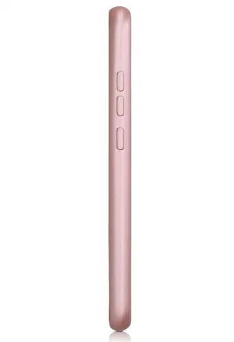 Realme 5 Pro Kılıf İnce Mat Esnek Silikon - Rose Gold