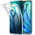 Realme 5 Pro Kılıf Kamera Korumalı Esnek Silikon Kapak - Şeffaf