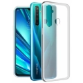 Realme 5i Kılıf Kamera Korumalı Esnek Silikon Kapak - Şeffaf