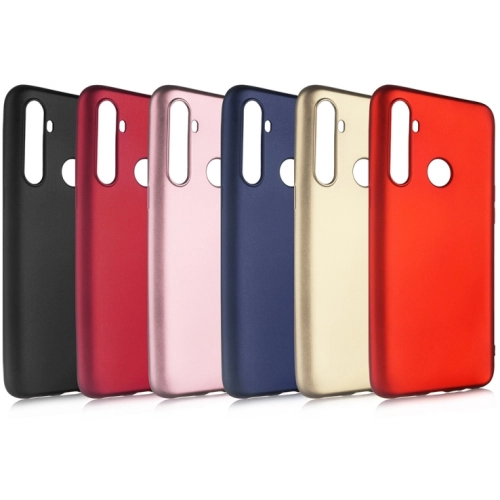 Realme 6 Pro Kılıf İnce Soft Mat Renkli Esnek Silikon Kapak - Rose Gold