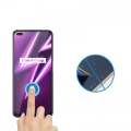 Realme 6 Pro Kırılmaz Cam Tam Kapatan Kenarları Kırılmaya Dayanıklı Cam Ekran Koruyucu - Siyah