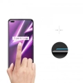 Realme 6 Pro Kırılmaz Cam Tam Kapatan Kenarları Kırılmaya Dayanıklı Cam Ekran Koruyucu - Siyah