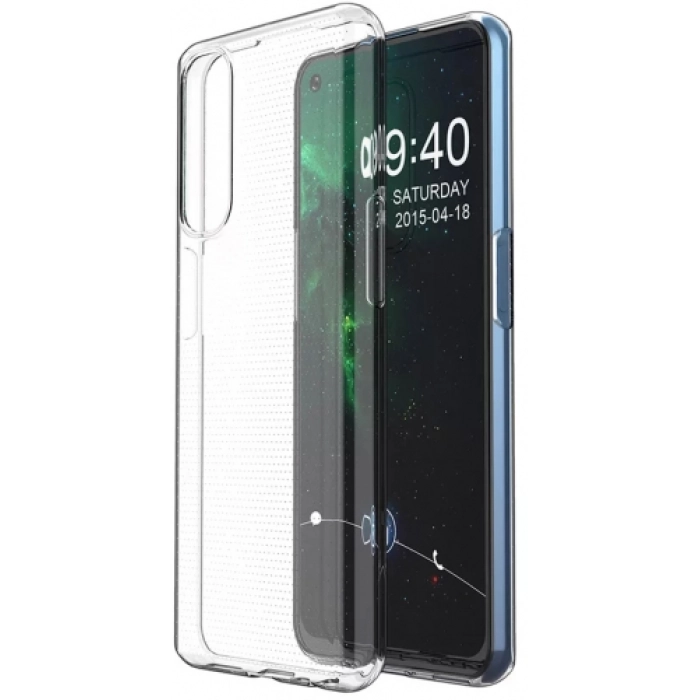 Realme 7 Kılıf Kamera Korumalı Esnek Silikon Kapak - Şeffaf