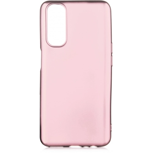 Realme 7 Kılıf İnce Soft Mat Renkli Esnek Silikon Kapak - Rose Gold