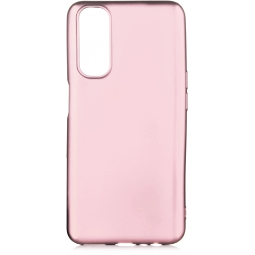 Realme 7 Kılıf İnce Soft Mat Renkli Esnek Silikon Kapak - Rose Gold
