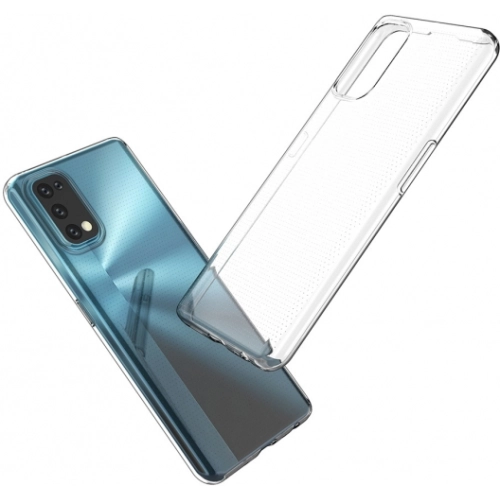 Realme 7 Pro Kılıf Kamera Korumalı Esnek Silikon Kapak - Şeffaf