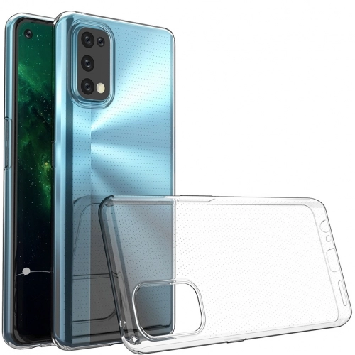 Realme 7 Pro Kılıf Kamera Korumalı Esnek Silikon Kapak - Şeffaf