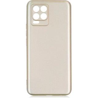 Realme 8 Pro Kılıf İnce Soft Mat Renkli Esnek Silikon Kapak - Gold