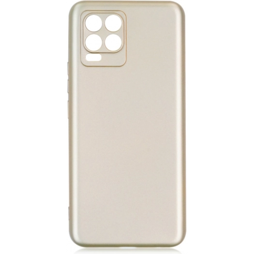 Realme 8 Pro Kılıf İnce Soft Mat Renkli Esnek Silikon Kapak - Gold