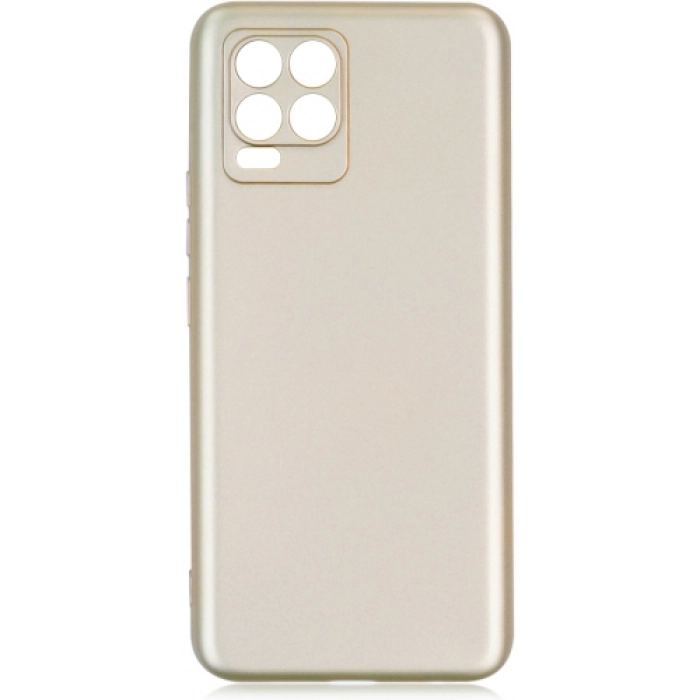 Realme 8 Pro Kılıf İnce Soft Mat Renkli Esnek Silikon Kapak - Gold