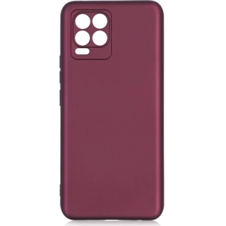 Realme 8 Pro Kılıf İnce Soft Mat Renkli Esnek Silikon Kapak - Mürdüm