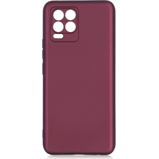 Realme 8 Pro Kılıf İnce Soft Mat Renkli Esnek Silikon Kapak - Mürdüm