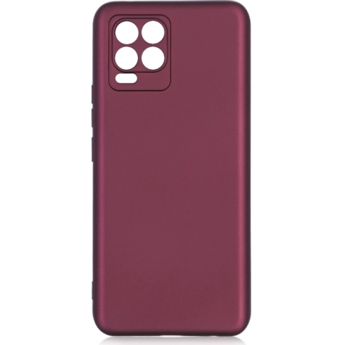 Realme 8 Pro Kılıf İnce Soft Mat Renkli Esnek Silikon Kapak - Mürdüm