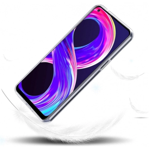 Realme 8 Pro Kılıf Kamera Korumalı Esnek Silikon Kapak - Şeffaf