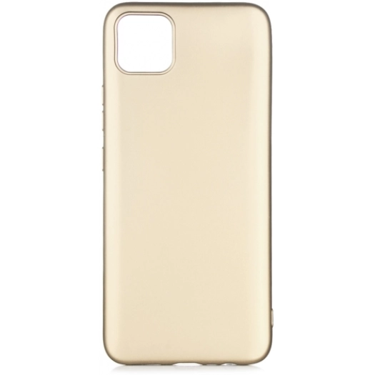 Realme C11 Kılıf İnce Soft Mat Renkli Esnek Silikon Kapak - Gold