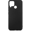 Realme C15 Kılıf İnce Soft Mat Renkli Esnek Silikon Kapak - Siyah