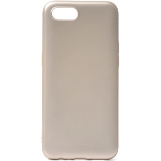 Realme C2 Kılıf İnce Soft Mat Renkli Esnek Silikon Kapak - Gold