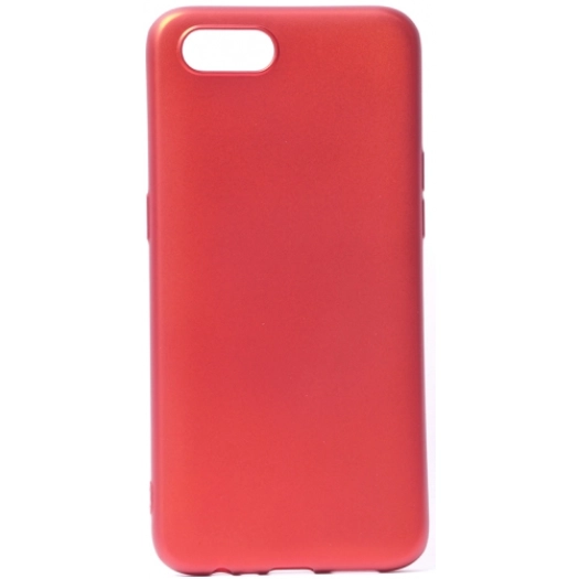 Realme C2 Kılıf İnce Soft Mat Renkli Esnek Silikon Kapak - Kırmızı