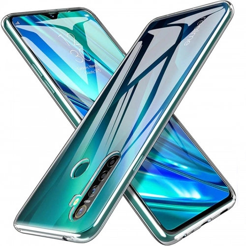 Realme C3 Kılıf Kamera Korumalı Esnek Silikon Kapak - Şeffaf