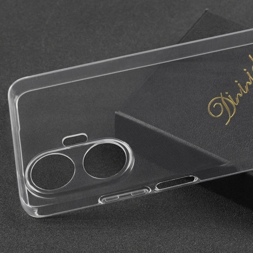 Realme C55 Kılıf Kamera Korumalı Esnek Silikon Kapak - Şeffaf