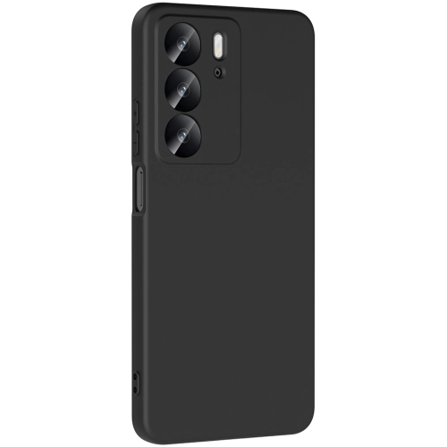 Realme C75 Kılıf İçi Kadife Mat Mara Lansman Silikon Kapak - Lacivert